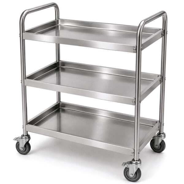 3-Tier Stainless Steel Trolley