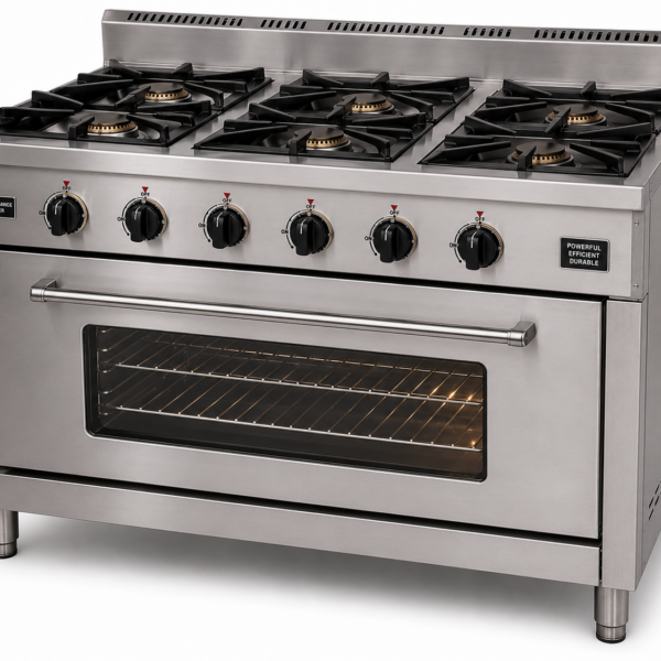 6-Burner Gas Cooker With Oven