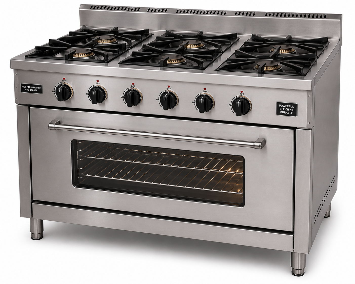 6-Burner Gas Cooker With Oven