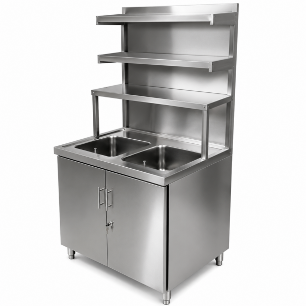 Kitchen Cabinet with Overshelves