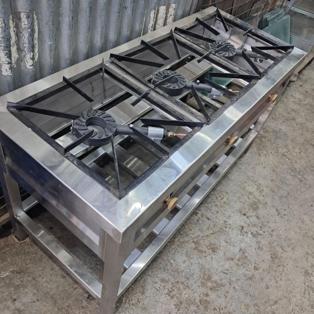 Stainless-steel--3-gas-burner